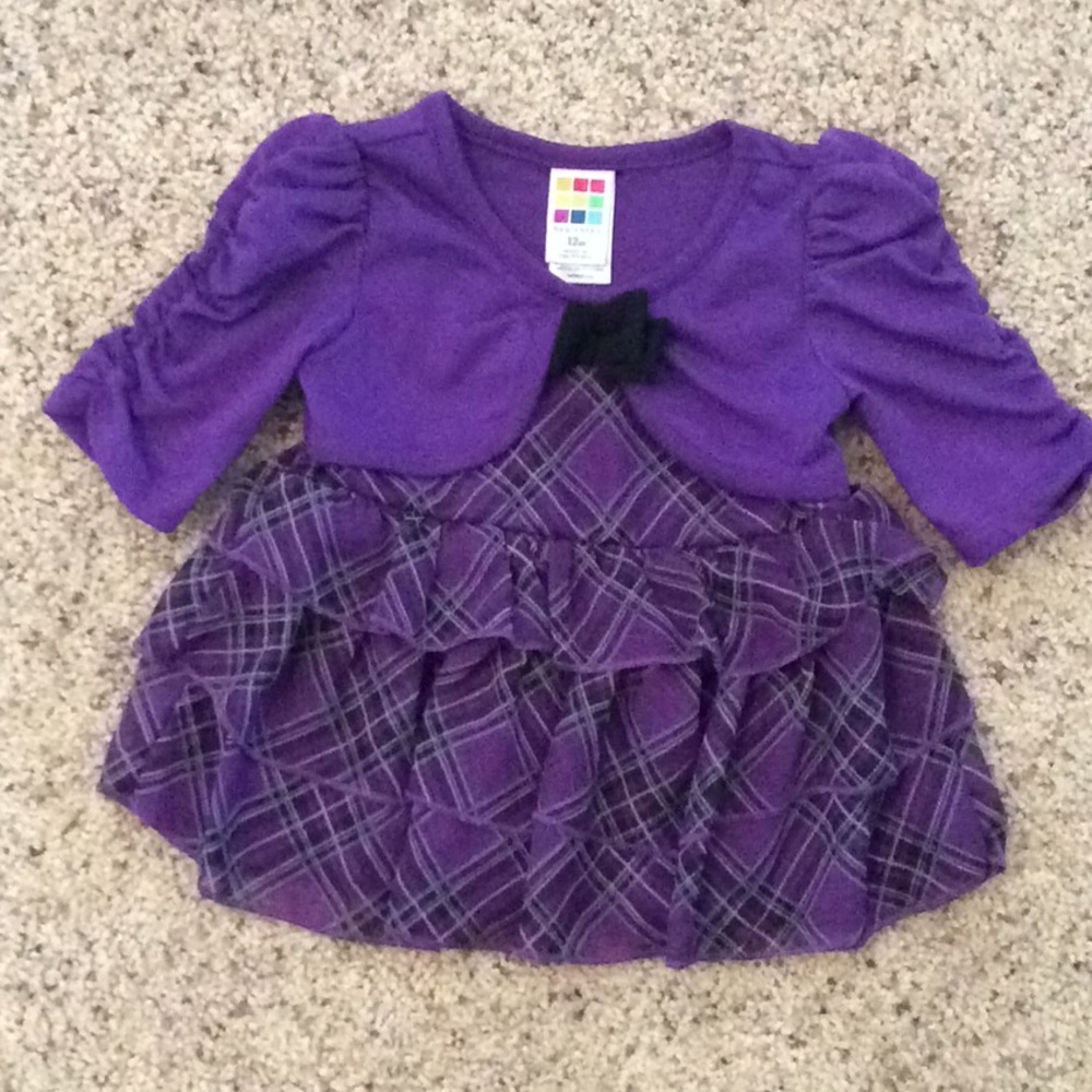💎5 for $10! 
12 month size purple dress